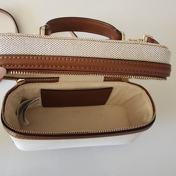 Zara Tan and Cream Women's Handbag - Picture 7 of 13